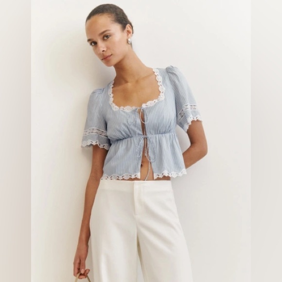 Reformation Tops - Nwt Reformation Margot top in bueno stripe - size XS